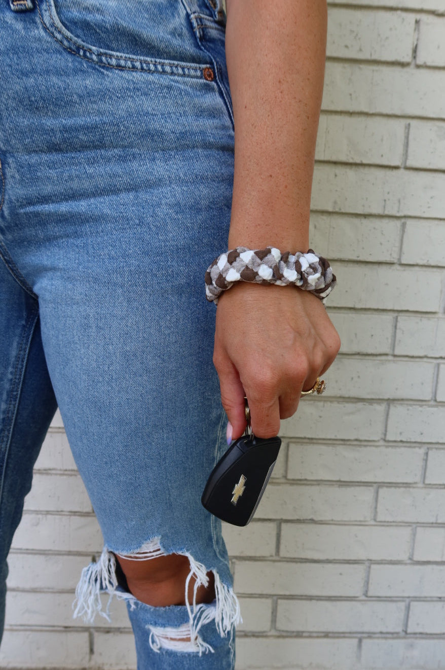Checkered Keychain