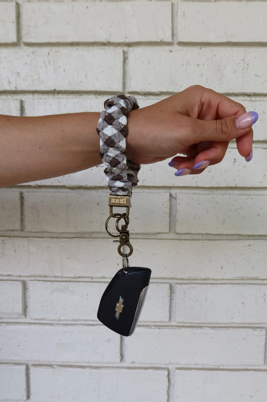 Checkered Keychain