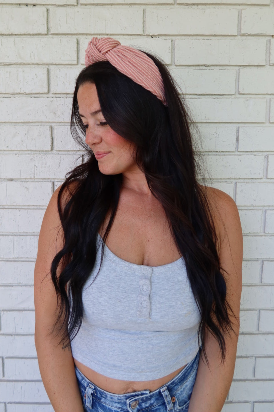 Rose Wavy Knot Headband