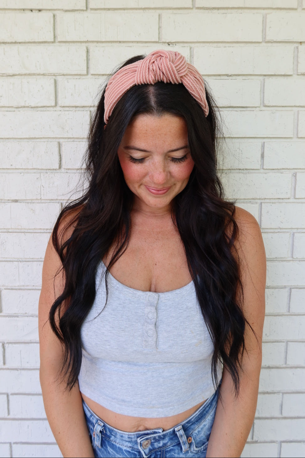 Rose Wavy Knot Headband