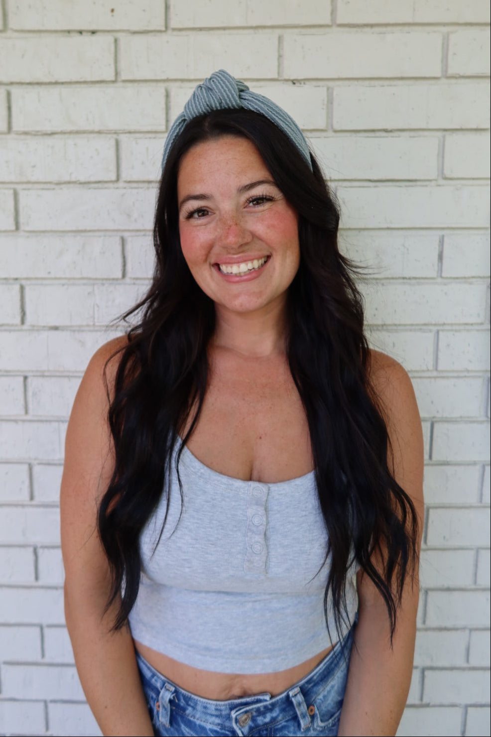 Sage Wavy Knot Headband